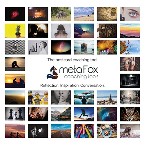metaFox World of Emotions Postcards Pack - 52 Cards for Coaching and Therapy