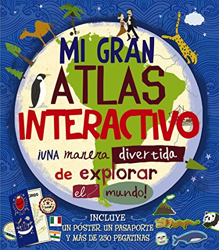 Mi gran atlas interactivo (Castellano - A PARTIR DE 8 AÑOS - LIBROS DIDÁCTICOS - Otros libros)