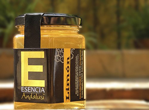 Miel 250 gr - 100% Pura de Abeja, Natural, Artesana, Producto de Jaén. Sabor excepcional por su gran pureza.(varios sabores) (Limón, 1 Unidad)