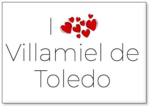 Mundus Souvenirs - Amo Villamiel de Toledo, Imán para Nevera (diseño 1)