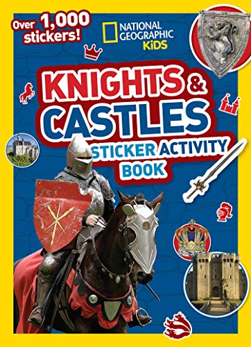 National Geographic Kids Knights and Castles Sticker Activity Book: Colouring, counting, 1000 stickers and more!
