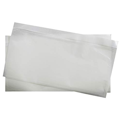 Netuno 250x bolsas transparentes largos DIN DL 239x131mm sobres de transporte autoadhesivos bolsitas de envío para albarán de entrega documentos de viaje facturas cajas tarjetas de garantía