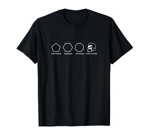 Nietzsche Filósofo Estudiante Dios Geometría Filosofía Memes Camiseta