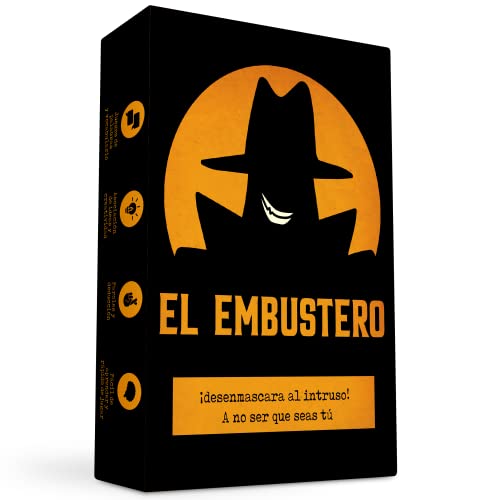 Oh Happy Games - El Embustero - ¿Conseguirás desenmascararlo? ¡Faroles, Creatividad, Juegos de Palabras y sospechas! Juego de Mesa - Familiar, Adultos y Chicos