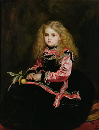 OKSEAS Impresiones de arte pintura Arte de La Pared Lienzo Famoso Recuerdo de Velásquez por John Everett Millais para la decoración del pasillo 60x90cm