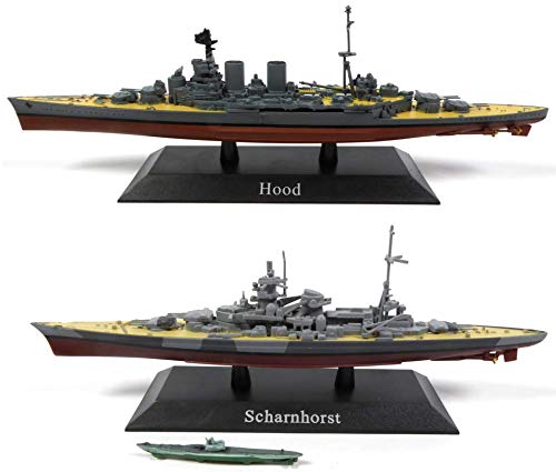 OPO 10 - Lote de 2 Buques de Guerra 1/1250: Hood + SCHARNHORST (WS14 + WS02)