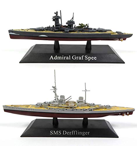 OPO 10 - Lote de 2 Buques de Guerra 1/1250: SMS DERFFLINGER + Admiral GRAF SPEE (WS13 + WS03)