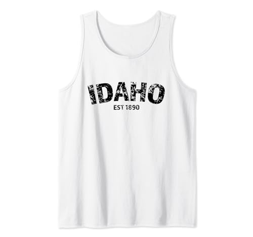 Orgullo del estado de Idaho Est 1890 Camiseta sin Mangas