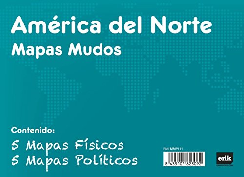 Pack mapa mudo America del Norte (5+5)