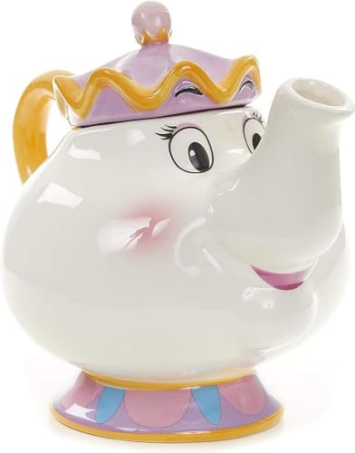 Paladone- La Bella y la Bestia, tetera de la Señora Potts - Producto oficial de Disney, Cerámica