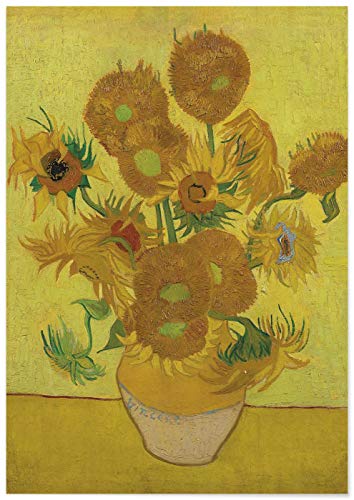 Panorama Póster Van Gogh Girasoles 30x21 cm - Impreso en Papel 250gr - Póster Pared - Láminas para Enmarcar - Cuadros Decoración Salón - Pósters Decorativos - Cuadros Modernos