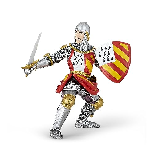 Papo 39800 Knight in Tournament - Figura de fantasía Medieval, Multicolor