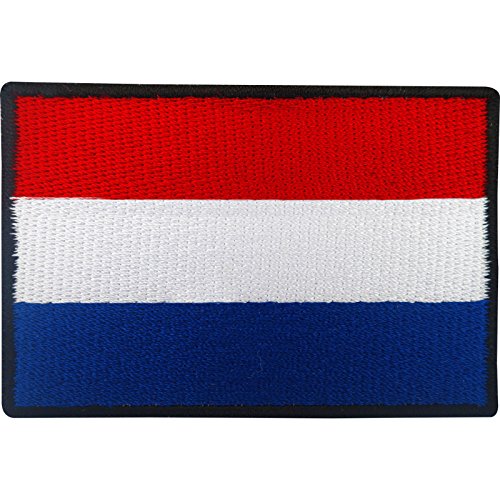 Parche con bandera holandesa, bordada en encaje, distintivo para camiseta de fútbol de Holanda