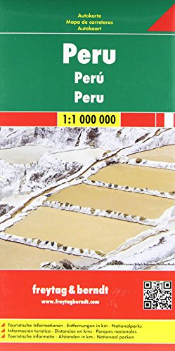 Perú, mapa de carreteras. Escala 1:1.000.000. Freytag & Berndt.: Wegenkaart 1:1 000 000: AK 199 (Auto karte)