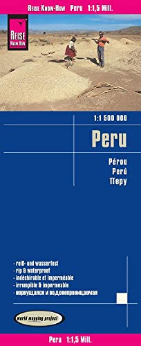 Perú, mapa impermeable de carreteras. Escala 1:1.500.000. Reise Know-How.: world mapping project (Peru (1:1.500.000))