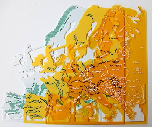 Plantillas Mapas Europa, Estuche x 3