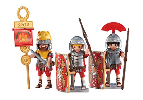 Playmobil 6490-3 Legionarios Romanos - Embalaje de Plástico, Sin Caja de Cartón