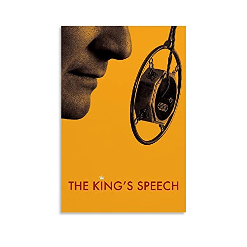 Póster de Biografía de Drama Histórico, con texto en inglés "El discurso del rey", 40 x 60 cm