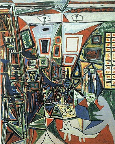 Póster de película Las Meninas Picasso 2 10 57 – Mejor impresión artística reproducción de calidad para decoración de pared – A2Canvas (51/41 cm) – estirado, listo para colgar