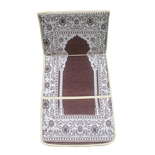 Prayer mats prayer mat with back rest Foldable Travel Prayer Mat portable prayer mat,islamic prayer mat，Luxury Back Rest Prayer Mat Rug, muslim prayer mat Pocket Prayer Rug for Great Ramadan Or Eid Gi