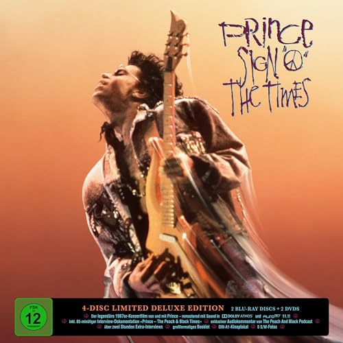 Prince – Sign "O" the Times (Limited Deluxe Edition) (2 Blu-rays + 2 DVDs) - Classic Artwork [Alemania] [Blu-ray]