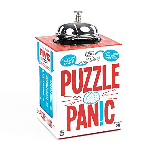 Professor PUZZLE Puzzle Panic - El Juego multijugador de Ritmo rápido con acertijos, Palabras, Letras y números