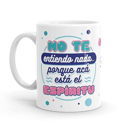 Puterful – Taza de cerámica - Hola Juan Carlos - Tazas originales – Tazas con mensajes divertidos – Tazas divertidas – Taza con frase – Taza para café - 325ml