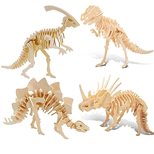 Puzzle de Dinosaurios,Rompecabezas de Dinosaurios,Rompecabezas 3D,Modelo de Dinosaurio,Maquetas para Construir Adultos,3D Rompecabezas para Adultos,Regalo para Adolescentes y Adultos
