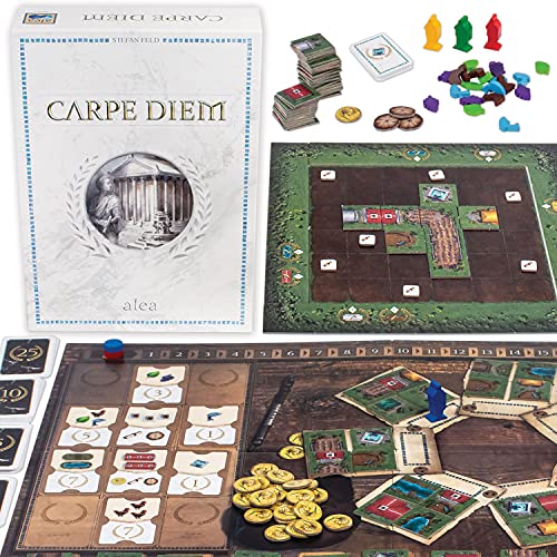 Ravensburger 269266 Carpe Diem, Versión en Español, Juego Alea, Juego de Estrategia, 2-4 Jugadores, Edad Recomendada 10+