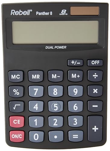 Rebell RE-Panther 8 - calculadora de Escritorio, Negro
