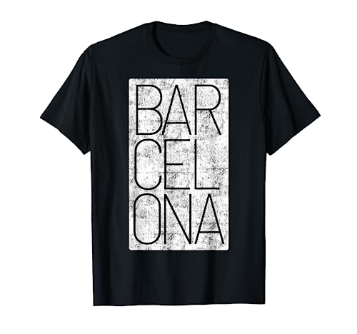 Recuerdo de Barcelona en la visita a Cataluña, España, regalo Camiseta