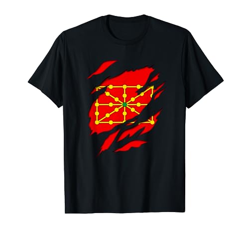 Reino de Navarra Bandera Efecto Tridimensional 3D Camiseta