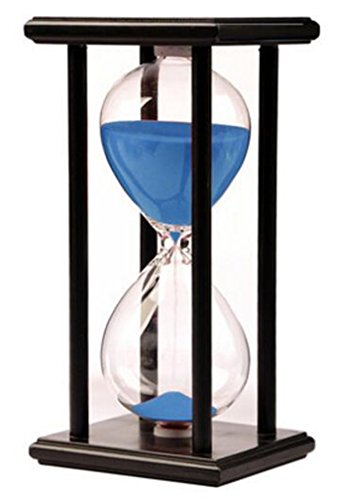 Reloj De Arena 45 Minutos Ornamento Reloj De Arena Temporizador Para Decoración Navidad Año Nuevo Cumpleaños Estante De Libros Juego De La Escuela Tarea Temporizador De Arena 45 Min Hourglass Azul
