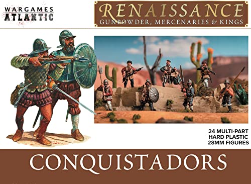 Renaissance: Conquistadors (24 figuras de plástico duro de 28 mm)