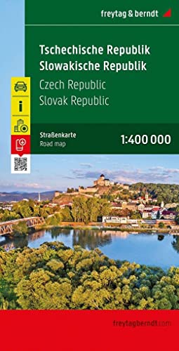 República Checa y Eslovaquia, mapa de carreteras. Escala 1:400.000. Freytag & Berndt.: Wegenkaart 1:400 000: AK 1101 (Auto karte)