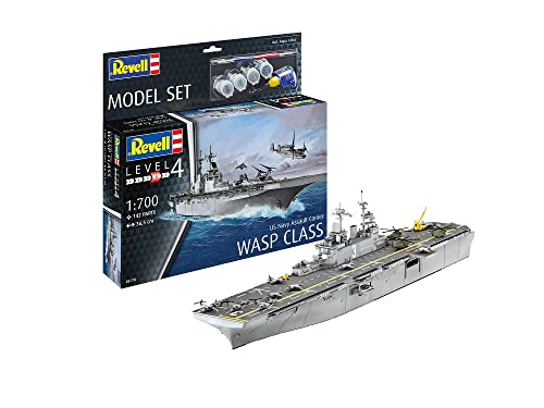 Revell - Maqueta Model Set US Navy Assault Carrier WASP Class