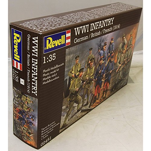 Revell - Maqueta WWI Infantry alemán, inglés, francés, Escala 1:35 (02451)