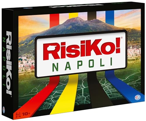 RisiKo! Napoli Juego de Mesa de Estrategia clásico Juego de Mesa de Riesgo con temática de Italia para Disfrutar de una Noche de Juegos en Familia, para Adultos y niños a Partir de 10 años