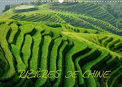 RIZIÈRES DE CHINE (Calendrier mural 2022 DIN A3 horizontal): En Chine dans les provinces du Guizhou et du Guangxi, la montagne a été sculptée par ... se nourrice (Calendrier mensuel, 14 Pages )