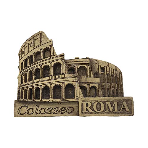 Roma Italia 3D Roma Colosseum Refrigerador Imán Recuerdos Turísticos Resina Pegatinas Magnéticas Imán de Nevera Hogar y Cocina Decoración de China