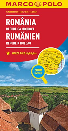 Romania Marco Polo Map: Wegenkaart 1:800 000 (Marco Polo Maps)