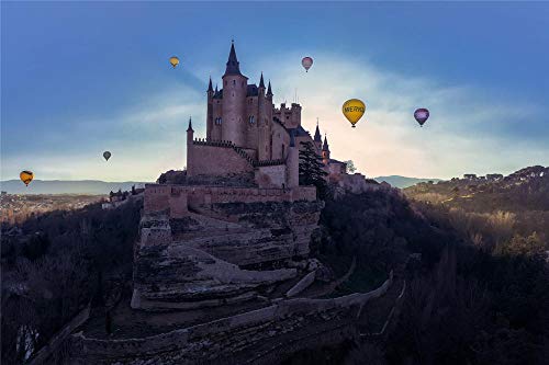 Rompecabezas Niños Y Adultos 1000 Piezas, Paisaje del Alcázar De Segovia, España