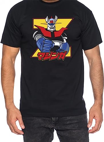 RUBBER DUCK Camiseta Mazinger Z Hombre de algodón Suave y cómodo! Demuestra tu Amor por Este clásico Anime japonés con un diseño Exclusivo Cualquier ocasión Casual o como Regalo de Mazinger Z (S)