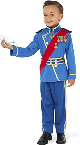 Rubies - Disfraz de Principe Real para niño, azul, Talla 8-10 años (Rubies 630964-L)