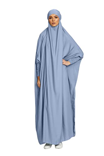 RUIG Vestido de Mujer Oración Mmusulmana Abaya Túnica Islámica Maxi Kaftan Africano Turquía Islam Dubai Turquía Vestido Largo con Hijab