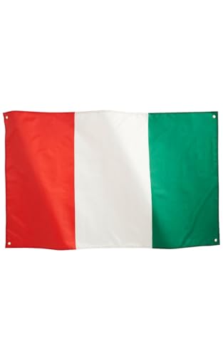 Runesol Bandera De Italia 3x5, 91x152cm, Bandera De Italia, 4 Ojales, Ojales De Latón En Cada Esquina, Rugby, Italiana, Banderas, Impermeable, Interior, Exterior