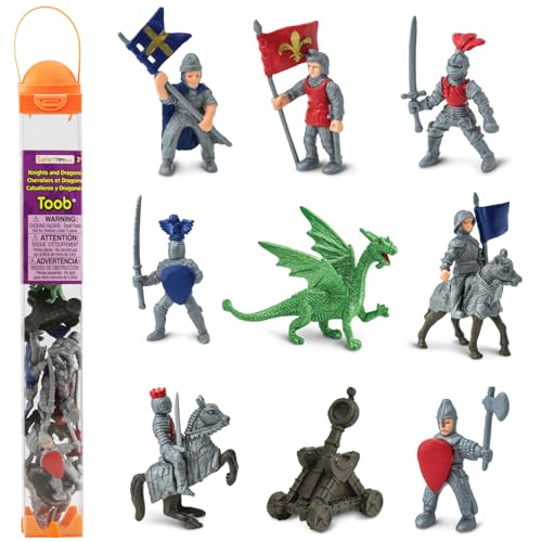 Safari Ltd. TOOBs Caballeros y dragones Figura de juguete para niños y niñas - A partir de 3 años