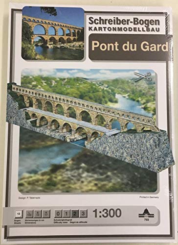 Schreiber-Bogen 793 Construcción Modelo de cartón Pont du Gard