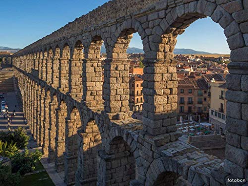 Segovia | Acueducto al atardecer | ref.119 | 50cn x 70cm | Diseño exclusivo | Fotografía de Autor | Fotocuadro | Streetphoto.