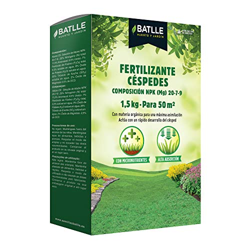 Semillas Batlle Fertilizante Césped - Caja 1,5 kg